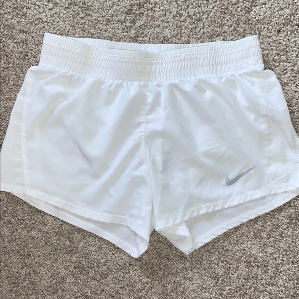 New white nike shorts
